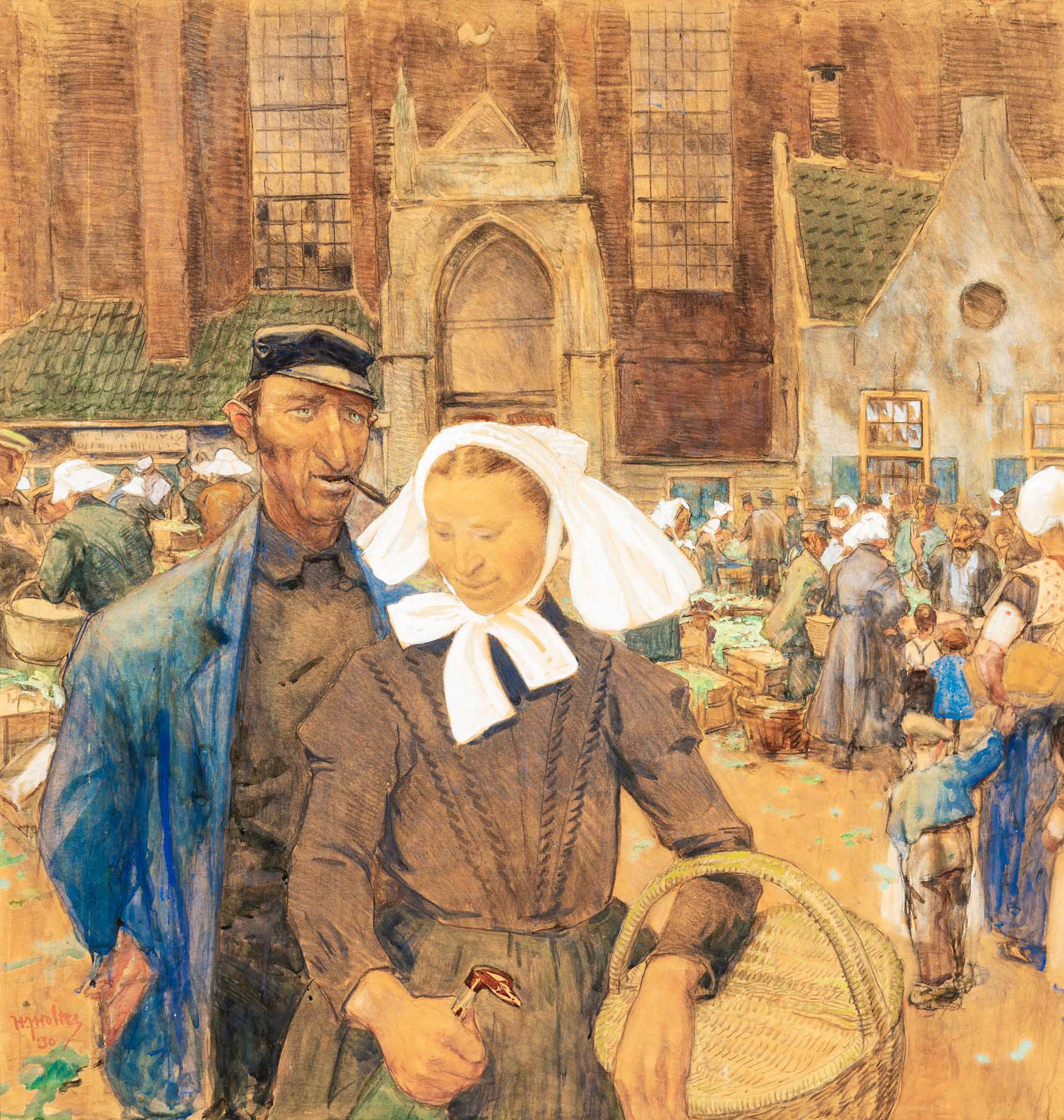 Market Day in Amersfoort (1930) Market Day in Amersfoort (1930)