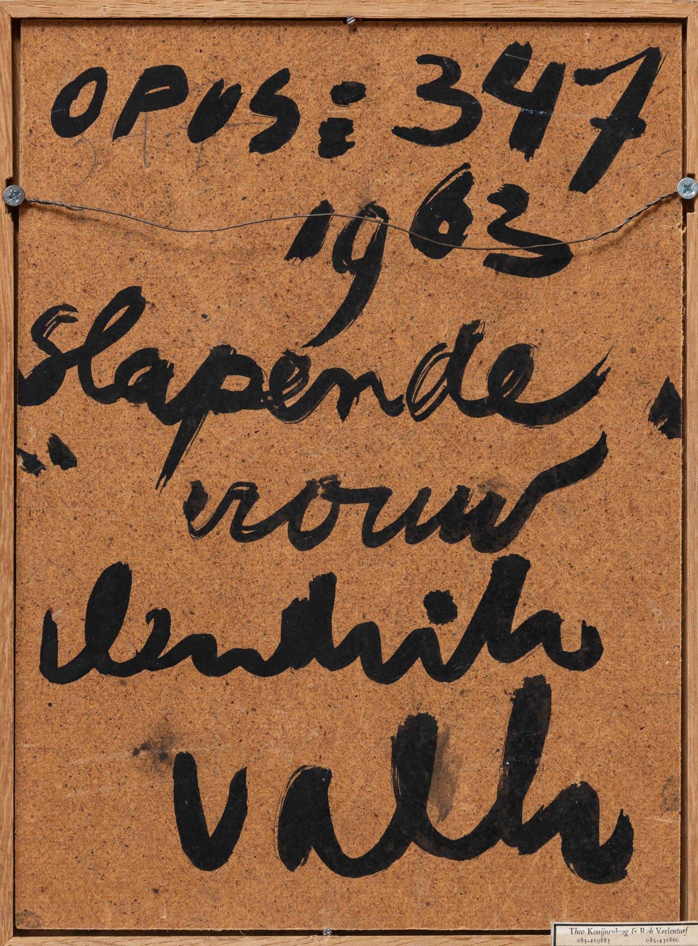 Slapende Vrouw (1963)