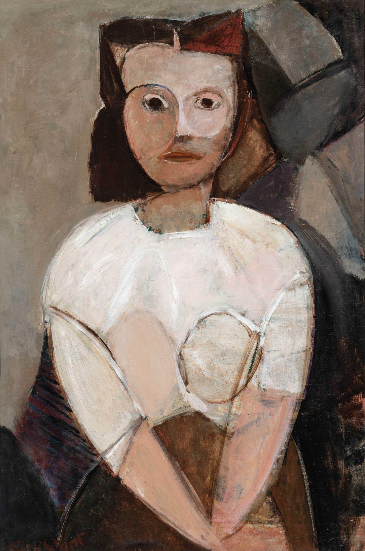 Portret van Matie (wife of the artist) (1946) Portret van Matie (wife of the artist) (1946)