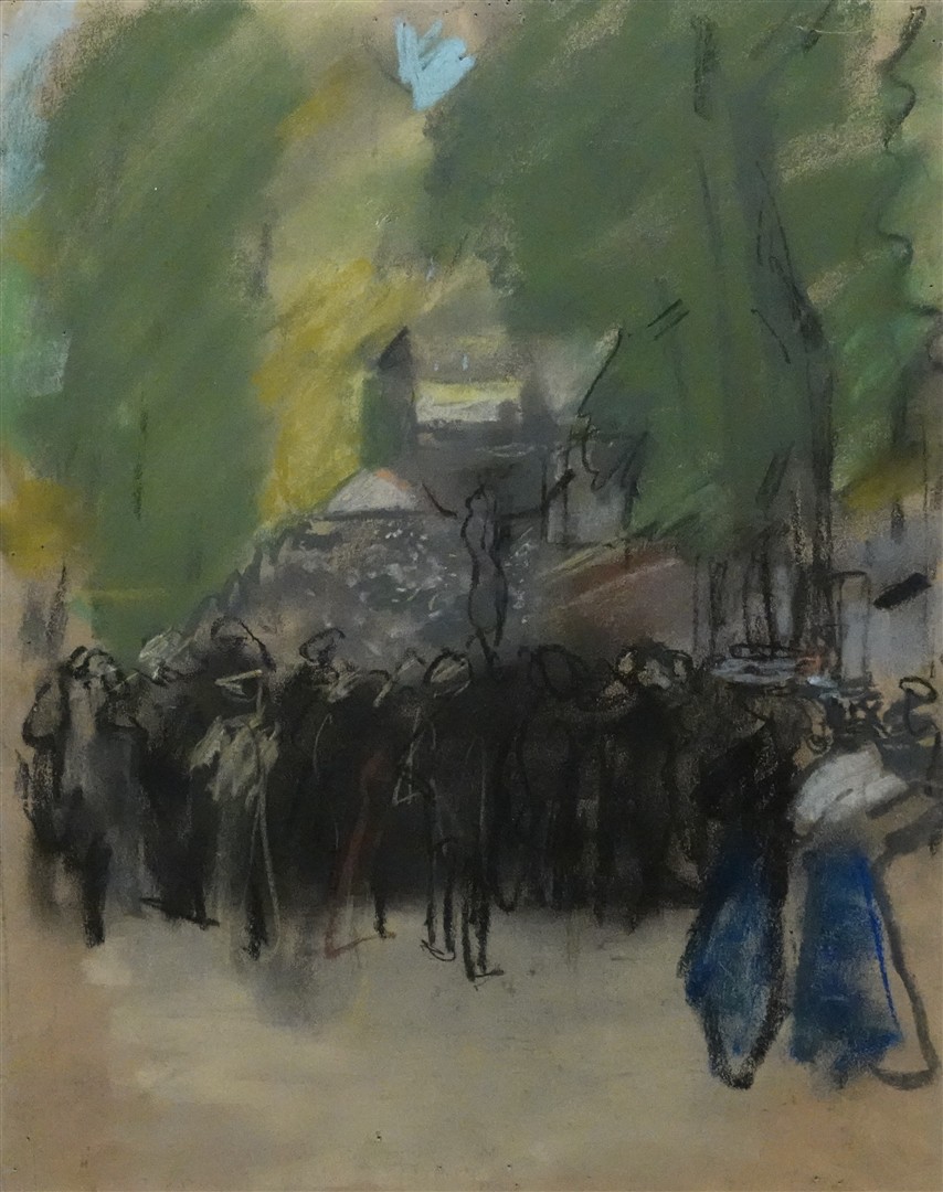 Acrobaat in Bois de Boulogne