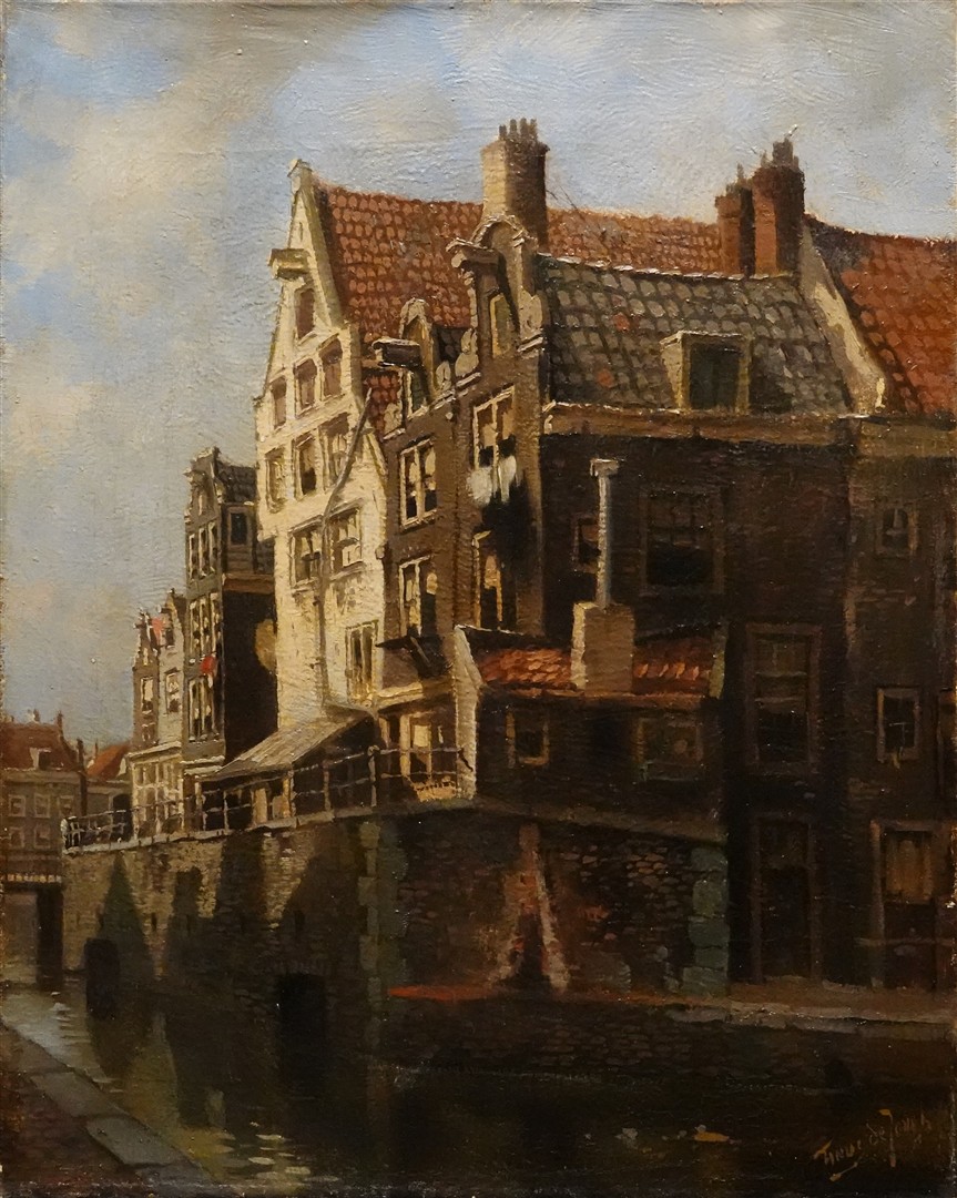 Gezicht op de Grimnessesluis, Amsterdam