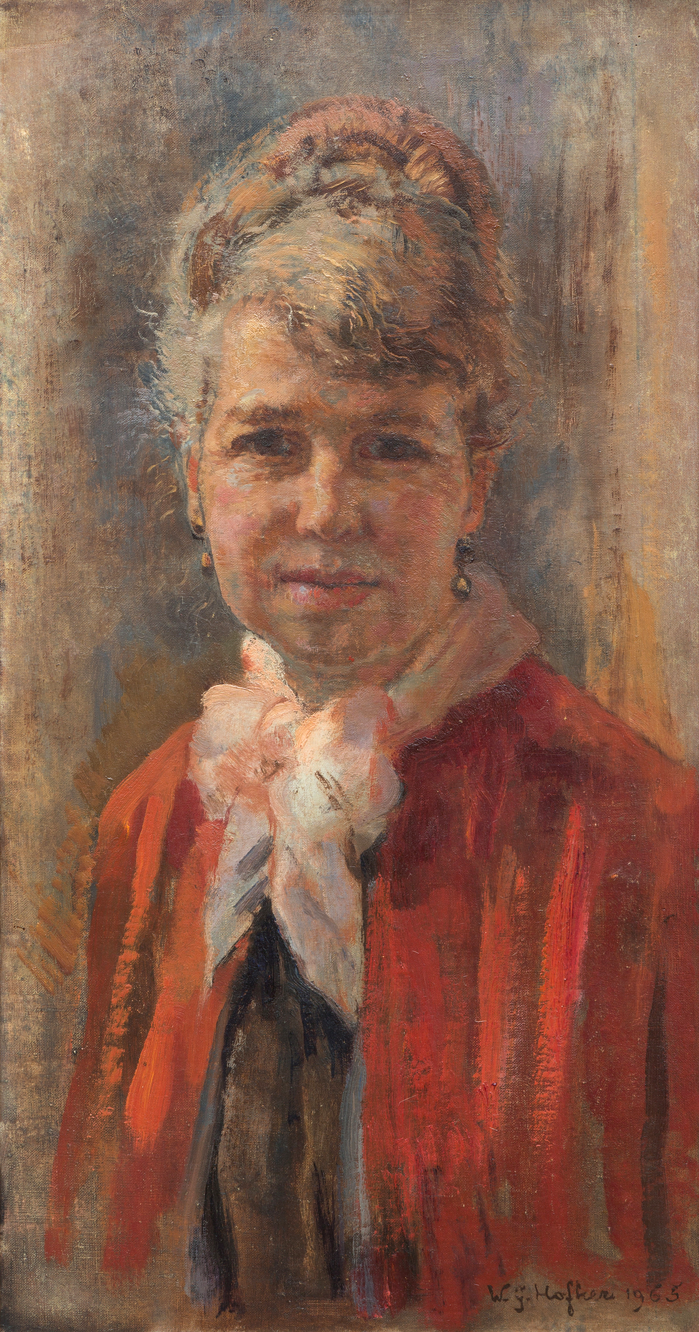 Maria / Portrait of Maria Hofker-Rueter, the wife of Willem Gerard Hofker Maria / Portrait of Maria Hofker-Rueter, the wife of Willem Gerard Hofker