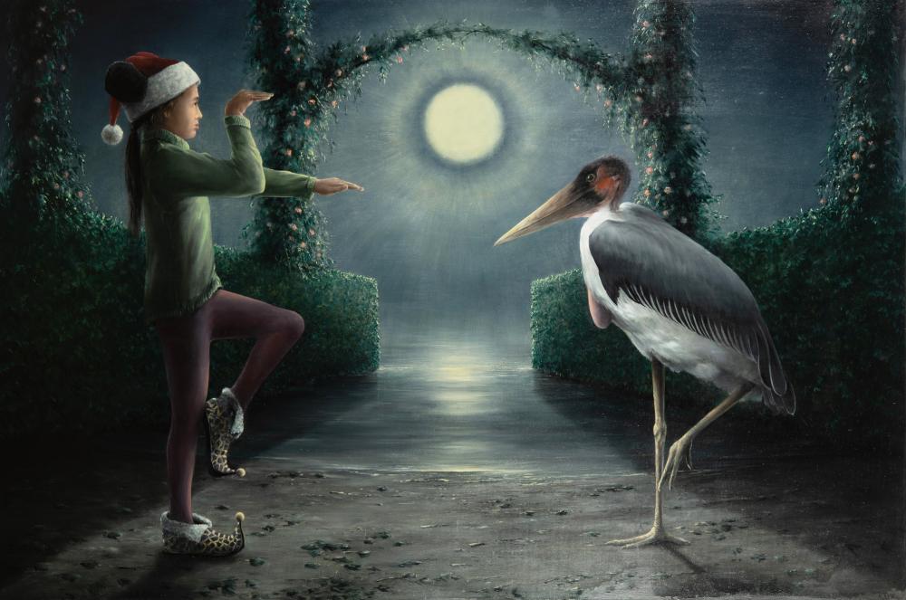 Gervaagd schilderijen van Jan Anton van Dis (1947).