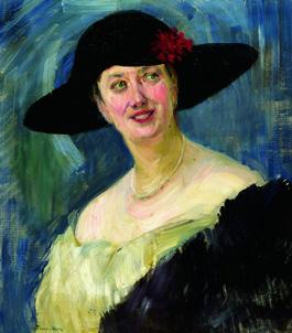 Portret Van Een Vrouw Met Zwarte Hoed (lou Coper) Portret Van Een Vrouw Met Zwarte Hoed (lou Coper)