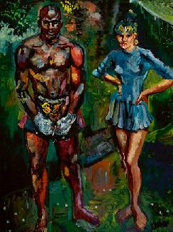 Boxer En Vrouw