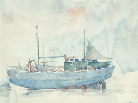 Schip Op Het Droge