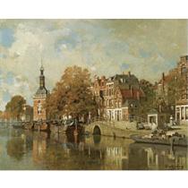The Verdronken Oord With The Accijnstoren, Alkmaar The Verdronken Oord With The Accijnstoren, Alkmaar