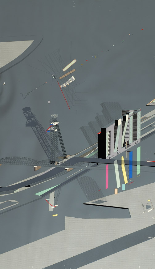 Triptiek Met Bruggen