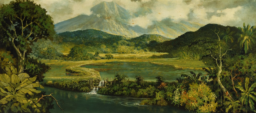 Indonesisch Landschap Indonesisch Landschap