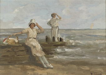 A windy day on the beach