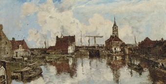 the harbour in summer