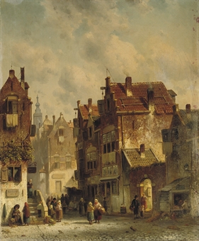 A busy day in town