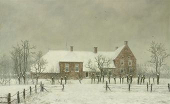 'De Weem' in winter, Westeremden 'De Weem' in winter, Westeremden