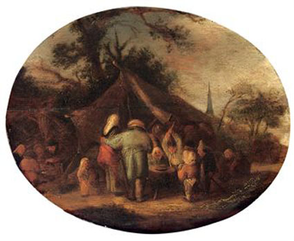 Peasants at a 'kermesse' Peasants at a 'kermesse'