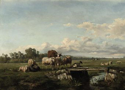 Cattle in the Meadow 