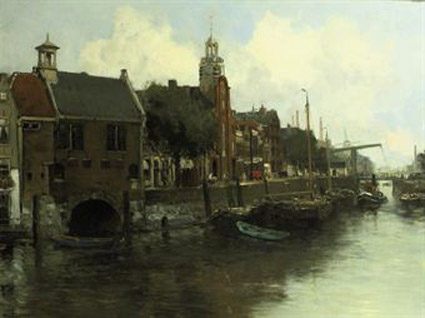 The Aelbrechtskolk in Delfshaven, Rotterdam 