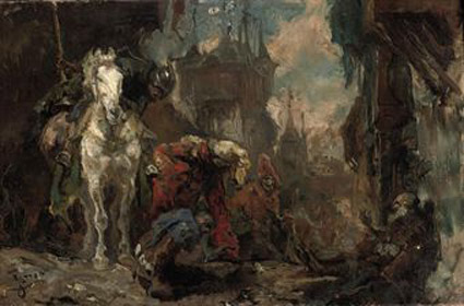A street gathering
