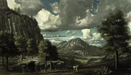 Landschap met vechtenden: landscape with fighters