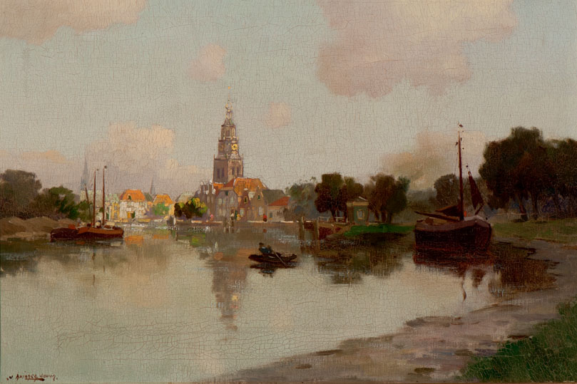 Gezicht op Alkmaar