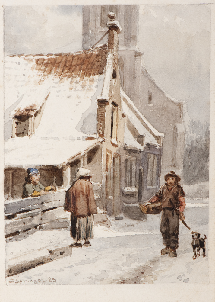 Wintergezicht te Zandvoort