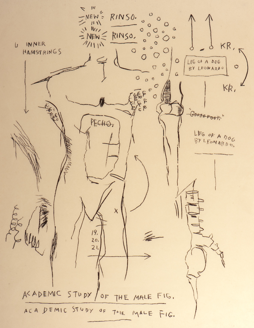 Academic study of male figure