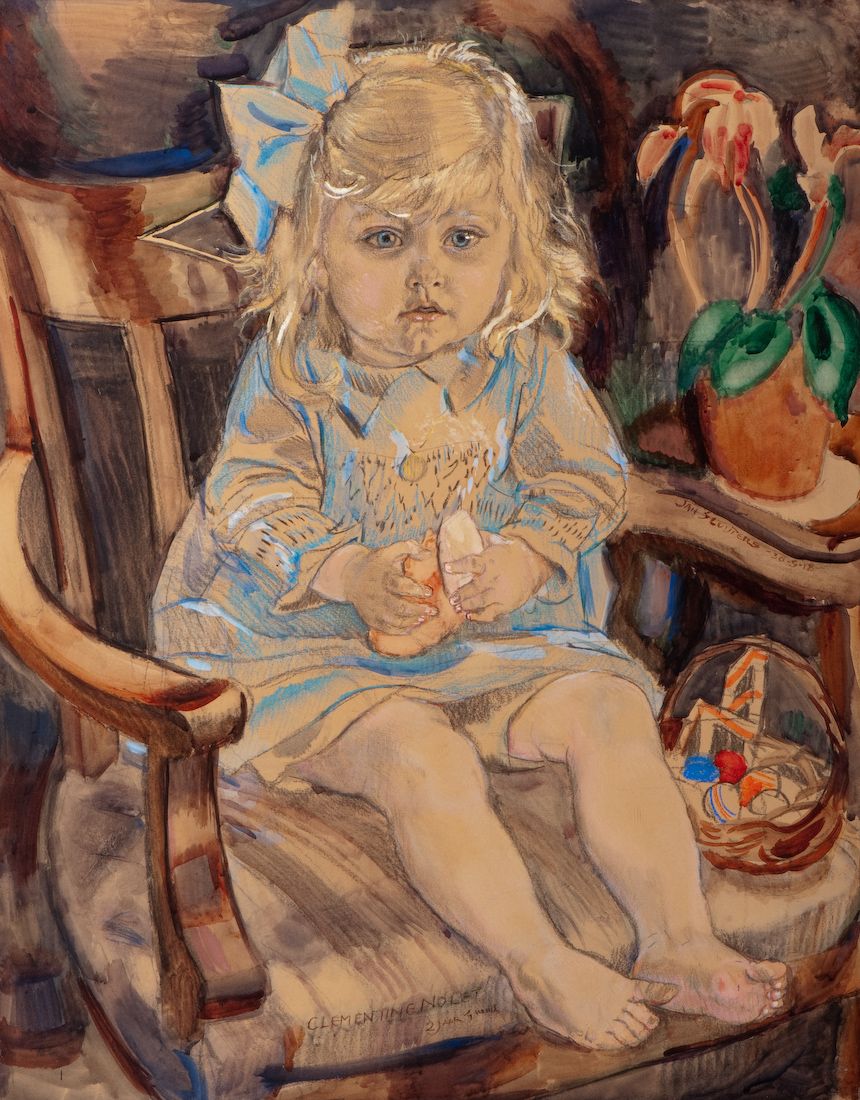 Portret van Clementine Nolet Portret van Clementine Nolet