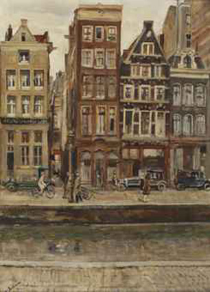 A view of the Rokin, Amsterdam