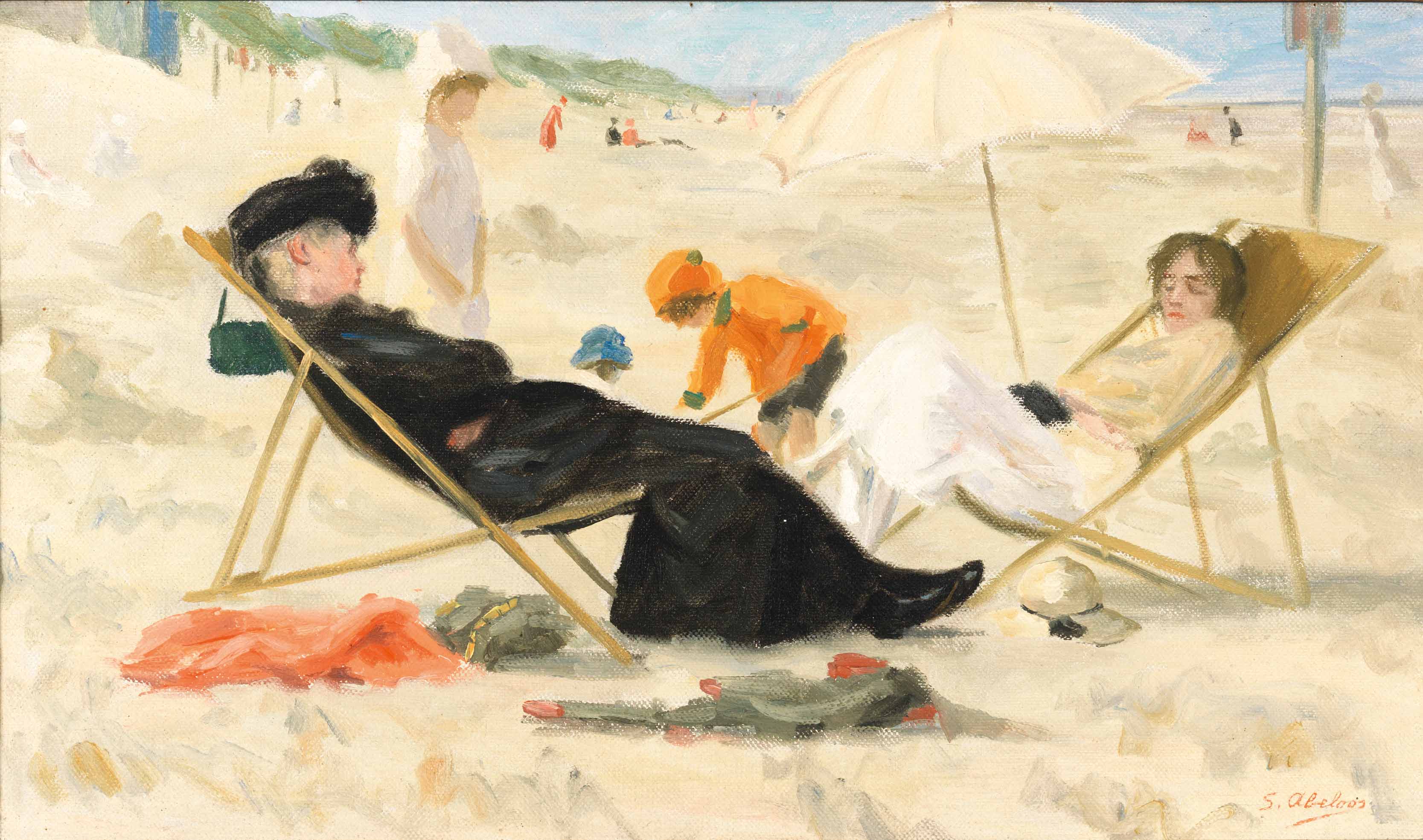 Repos à la plage