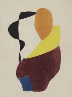 Hot Printing 8 (Vrouw met gele sjaal)