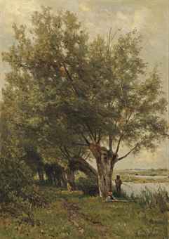 Fishing under the willows