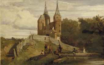 De oude stadspoort van Delft