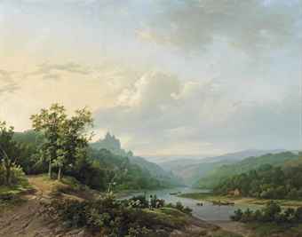 A view of the Rhein river near Cleves