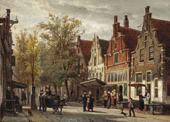 Gezicht in de Westerstaat te Enkhuyzen: view of the Westerstraat, Enkhuizen