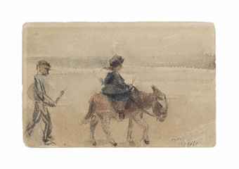Donkey ride on the beach