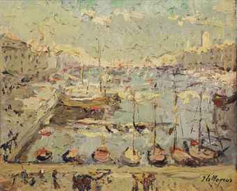 View of the harbour of Marseille