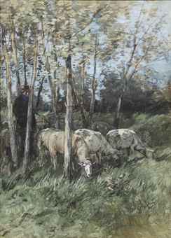 Tending the sheep
