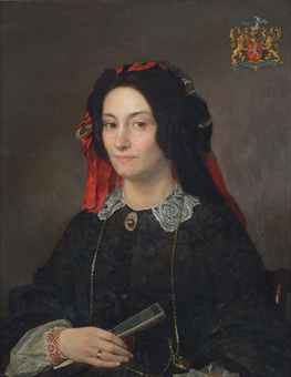 Portrait of Marie Joséphine Jacoba van Marcke de Lummen (1818-1894)