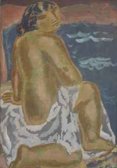 Woman on the beach