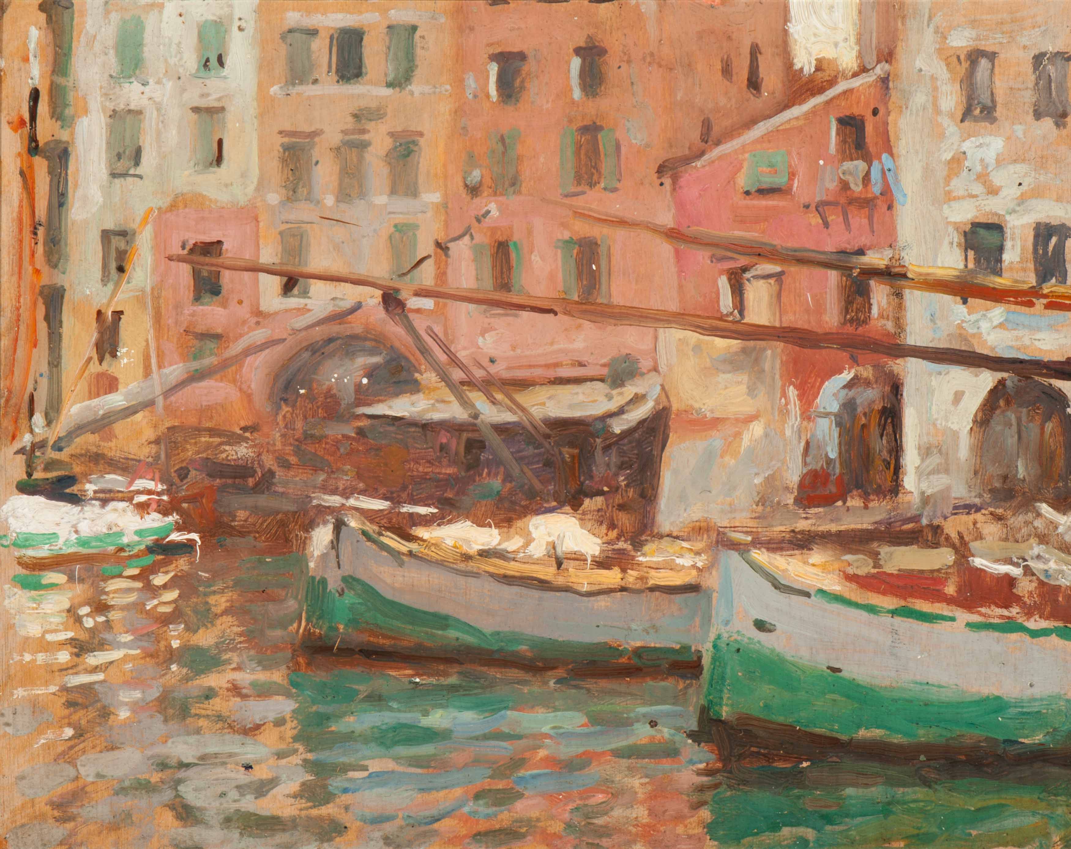 Huizen aan de haven, Camogli (1938) Huizen aan de haven, Camogli (1938)