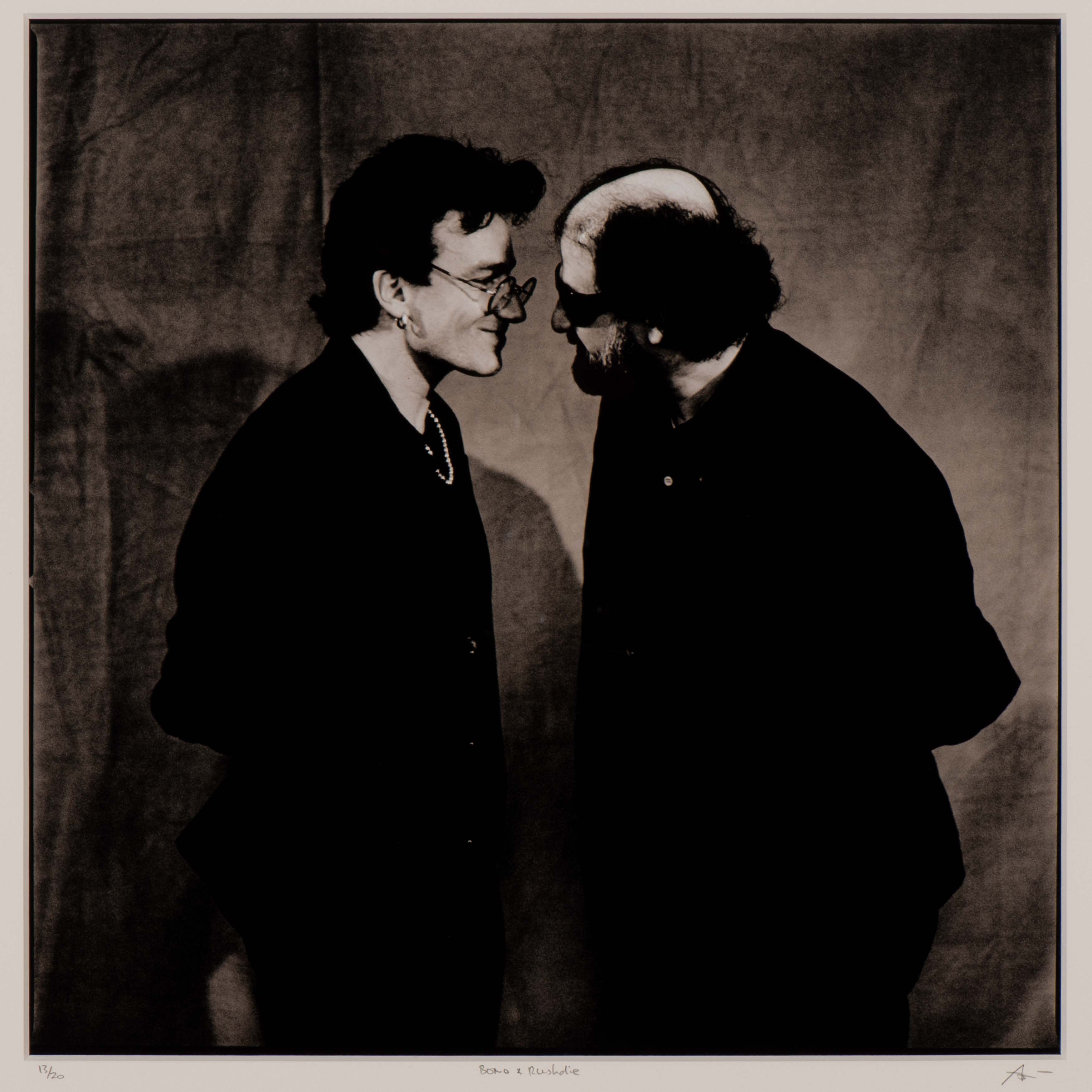Bono & Rushdie (London 1993)